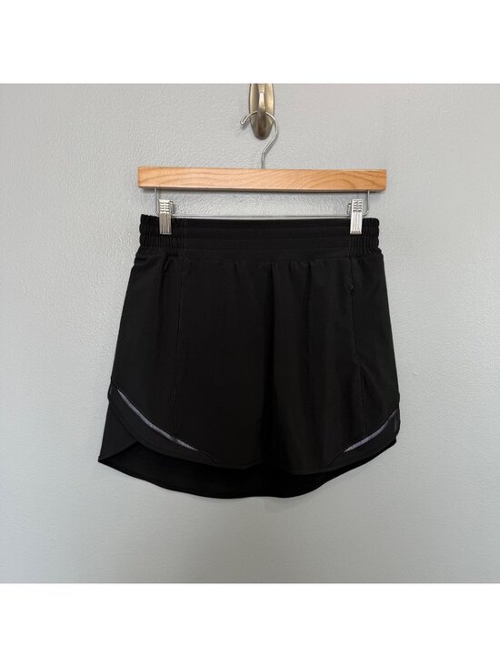 lululemon athletica Dresses & Skirts - LULULEMON hotty hot high rise skirt in black size 6